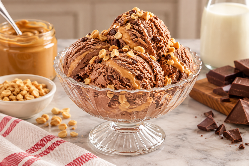 Chocolate Peanut Butter Ice Cream