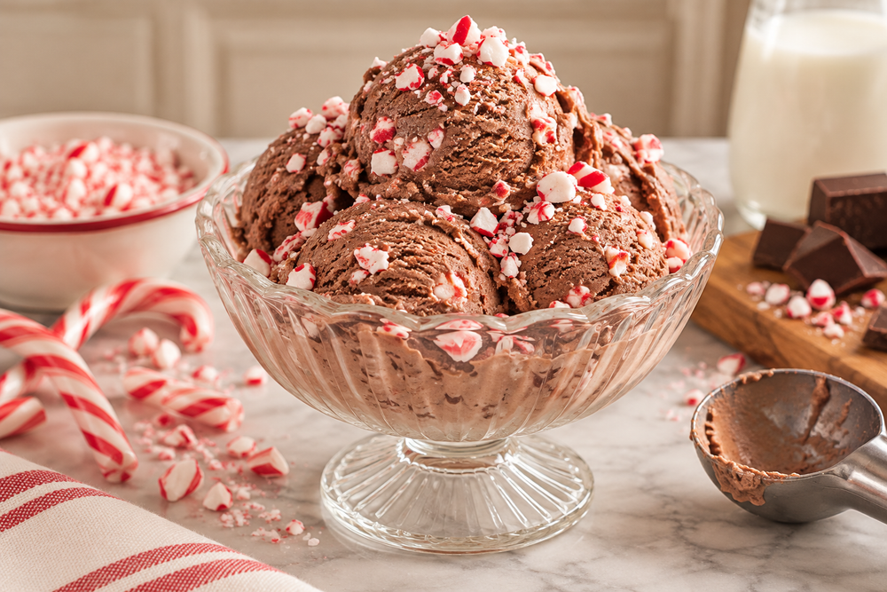 Chocolate Peppermint Ice Cream