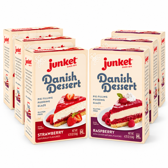Danish Raspberry Slices Danish Dessert Variety Pack (6 Boxes) – Junket Brands LLC