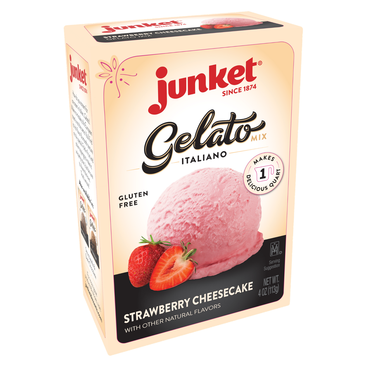 Gelato Mix Strawberry Cheesecake (Case of 12 Boxes)