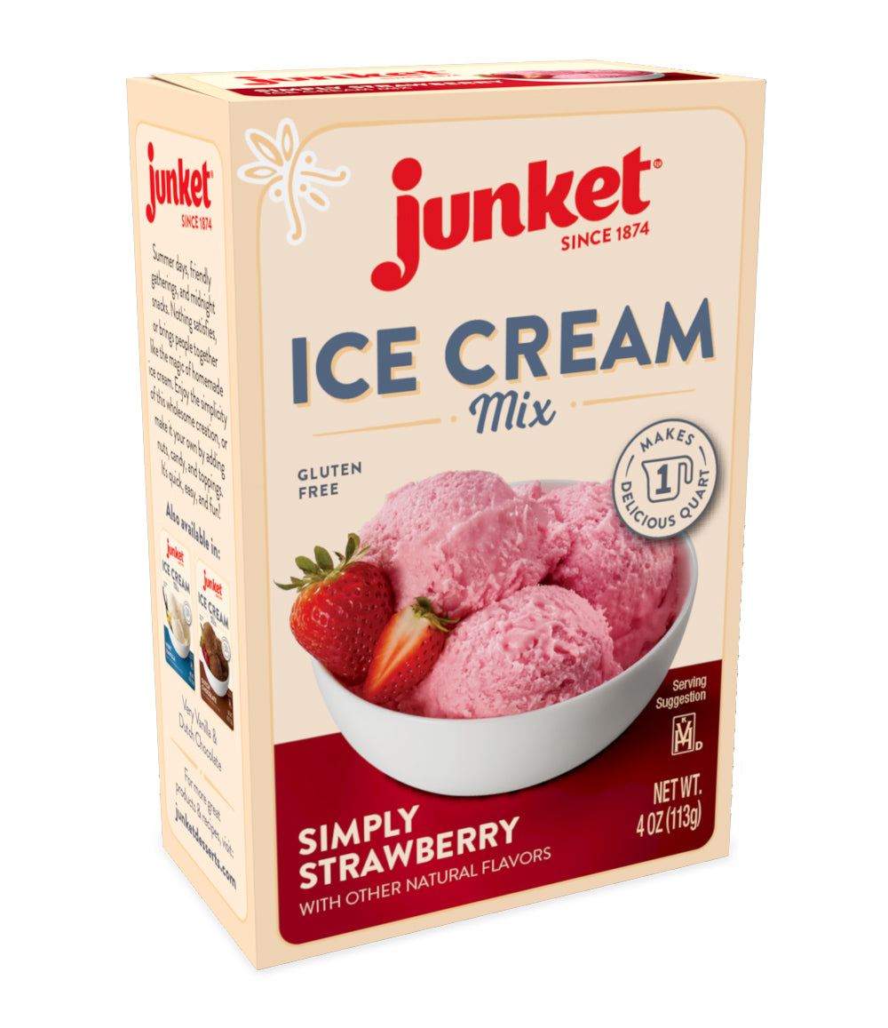 Simply Strawberry Ice Cream Mix (Case of 12 Boxes)